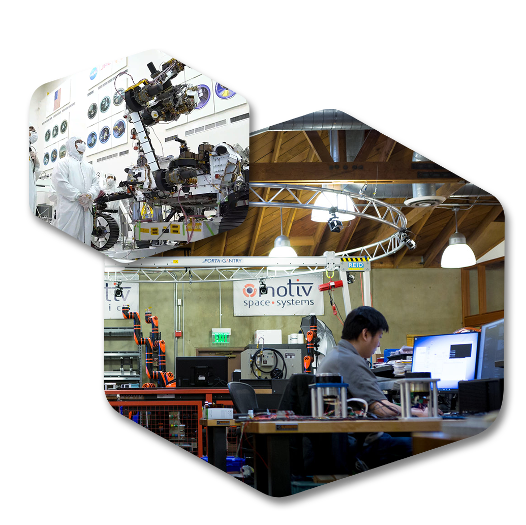 Motiv office and Motiv at work in the lab