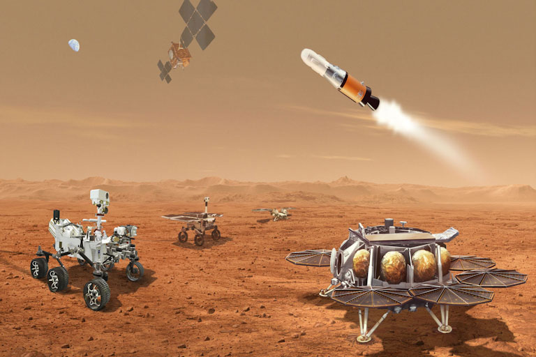 Mars sample return concept. (NASA/ESA/JPL-Caltech)