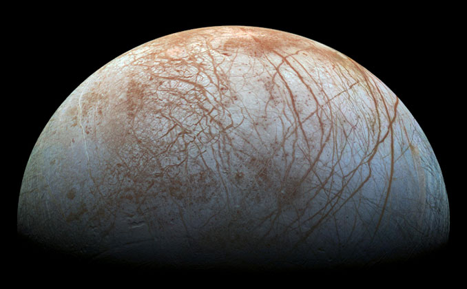 Jupiter’s icy moon, Europa
