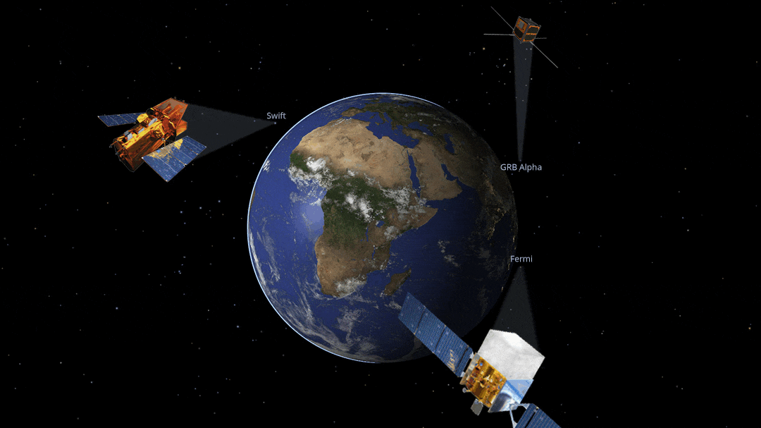GRBAlpha CubeSat NASA’s gamma-ray detection spacecraft